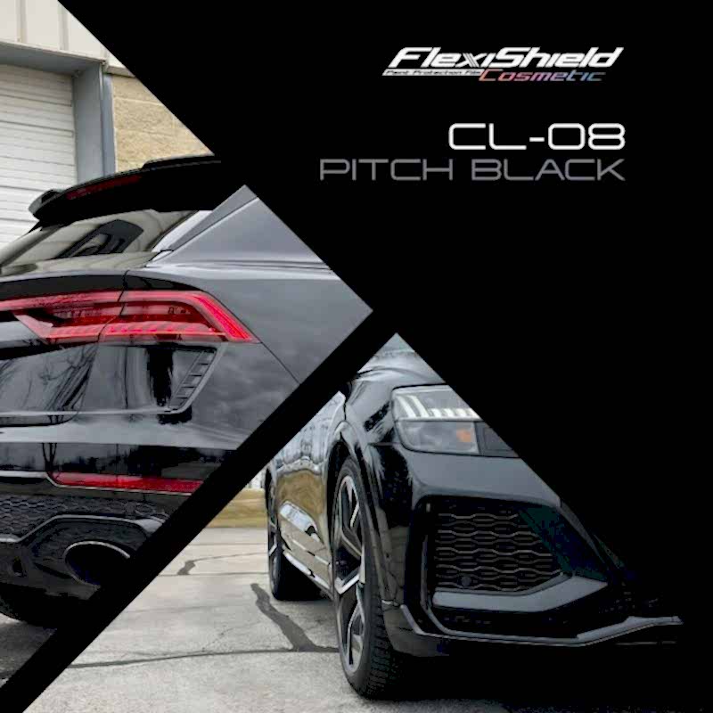 Le film PPF CL08 Pitch Black, un noir profond et absolu, incarne l'intemporalité et la polyvalence.